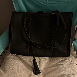 Sophisticated Black Tote Bag for Women/Men